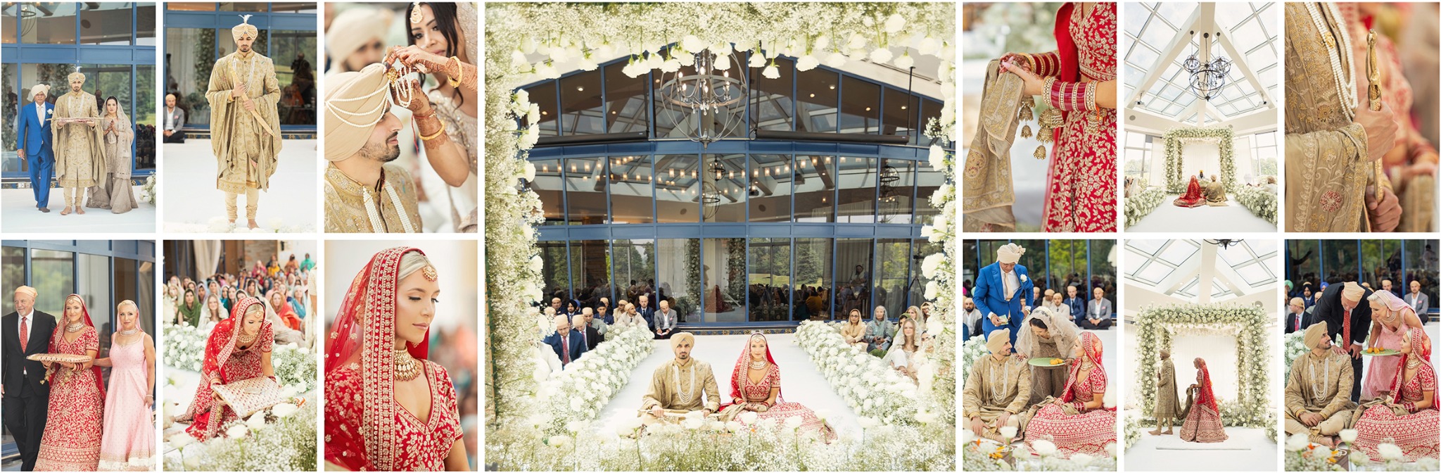 Bryanna and Raj Sikh wedding celebration photograph 8