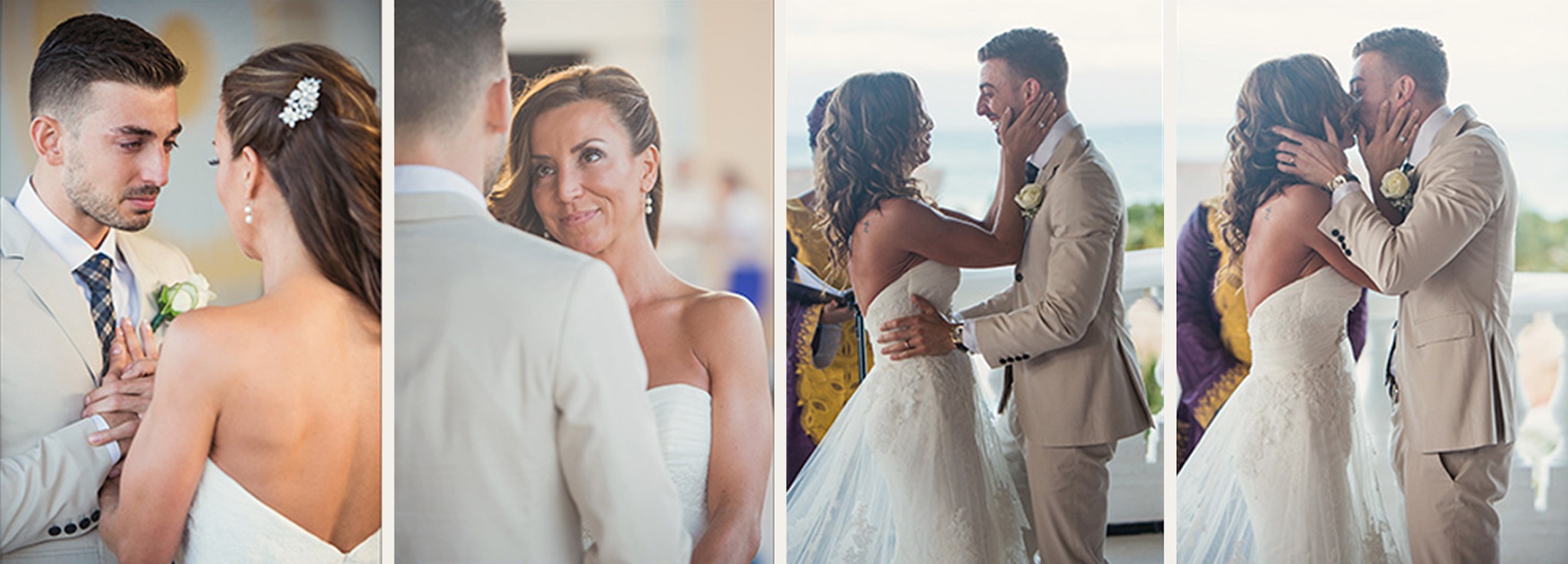 Emotional reception moments from Jennifer and Markwell's wedding